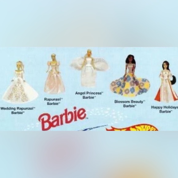 Mcdonald’s 1996 Barbie Happy Holidays Barbie Figurine With Base NWT - Picture 5 of 5